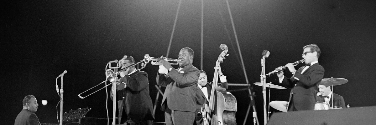 Louis Armstrong koncertje 1965. június 9-én.